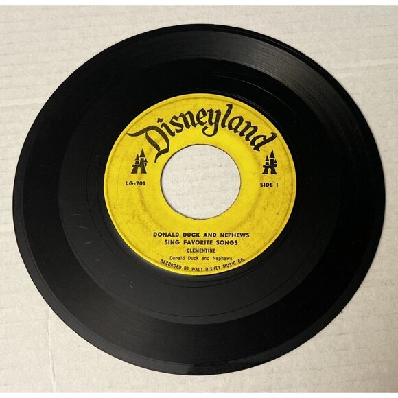 Vintage Disney Donald Duck And His Nephews Sing Clementine Record LG-701 BB33 - Picture 4 of 5